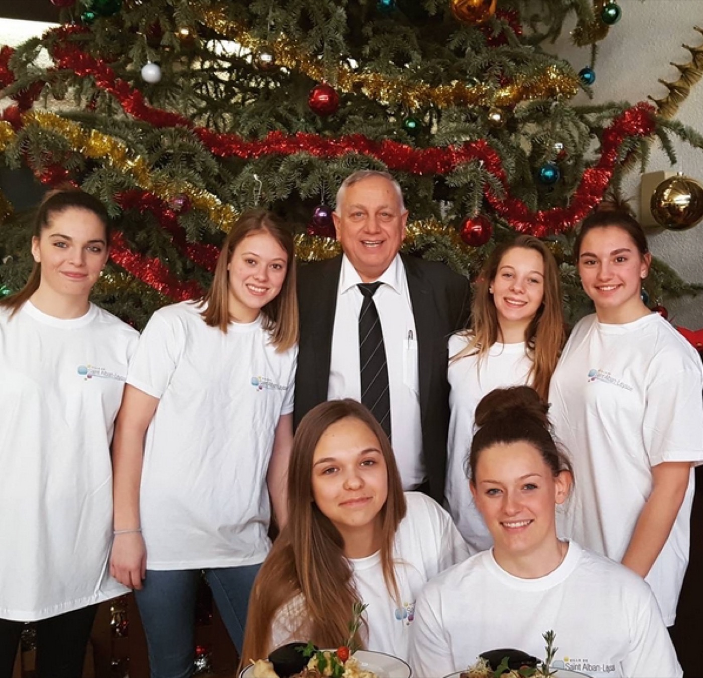 Les filles des Libellules au service de la Mairie