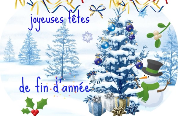 Bonnes Fêtes de fin d'année